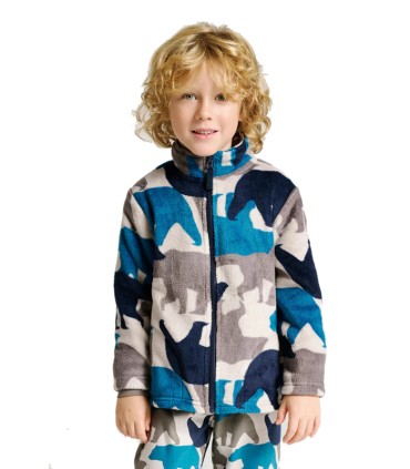 Bata Invierno Niño Muydemi Estampado Osos