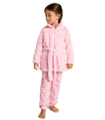 Bata Invierno Niña Muydemi Rosa Corazones